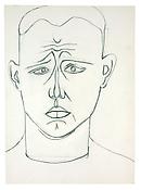 <i>Self-Portrait</i>
1949
Graphite on paper
16 1/2 x 12 inches; 42 x 30 cm