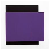 <i>Purple Relief over Black</i>
2002
Oil on canvas, two joined panels
80 x 77 1/2 x 2 5/8 inches; 203 x 197 x 7 cm