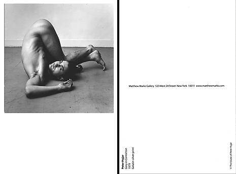 <i>Gary in Contortion</i>
1979 
Gelatin silver print
