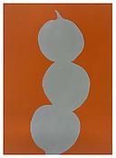 <i>Three Apples</i>
2003
Enamel on aluminum
37 1/2 x 27 inches; 96 x 69 cm