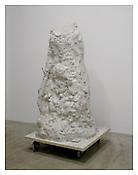 <i>M.D.</i>
2007
Reinforced clay, twig, MDF, wheels
63 1/2 x 31 1/8 x 32 3/4 inches; 161 x 79 x 83 cm