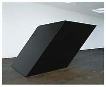 <i>New Piece</i>
1966
Steel, painted black
6ft. 11in. x 12ft. x 14ft 2in.; 211 x 366 x 432 cm