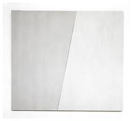 <i>Two Grays I</i>
1975
Oil on canvas, two joined panels
92 x 102 inches; 234 x 259 cm