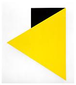 <i>Yellow Relief with Black</i>
1993
Oil on canvas, two joined panels
120 x 98 inches; 305 x 249 cm