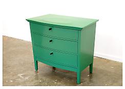 <i>A Chest of Drawers Based Upon a Chest of Drawers From My Side Porch</i>
2008
Poplar with oil enamel paint
39 1/2 x 33 x 22 1/4 inches; 100 x 84 x 57 cm