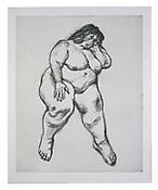 Lucian Freud
<i>Woman Sleeping</i>
1995
Etching on White Somerset Textured Paper
Plate: 28 3/4 x 23 3/8 inches; 73 x 59 cm
Sheet: 32 3/8 x 26 3/4 inches; 82 x 68 cm