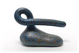 <i>The Loop</i>
2009
Fired and painted clay
12 x 16 x 8 3/4 inches
31 x 41 x 22 cm