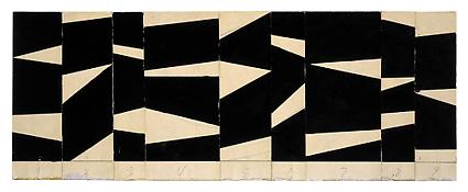 <i>Project for a Sculpture</i>
1956
Collage and ink
4 1/2 x 12 inches; 11.5 x 30.5 cm