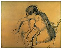 Edgar Degas
<i>Après le Bain</i>
c. 1890-95
Charcoal on paper
26 x 33 7/8 inches; 66 x 86 cm