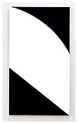 <i>White Diagonal Relief</i>
2006
Oil on canvas, two joined panels
84 x 47 1/2 x 2 3/4 inches; 213 x 121 x 7 cm