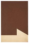 <i>Brown and White</i>
1956
Collage
13 1/4 x 8 1/2 inches; 34 x 22 cm