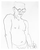 <i>Self-Portrait, St. Martin</i>
1992
Graphite on paper
18 x 13 3/4 inches; 46 x 35 cm
