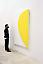 Inspecting <i>Yellow Relief with White</I>, 2011, at the opening reception of <i>Ellsworth Kelly: Los Angeles</I>, the first exhibition at Matthew Marks' new gallery in LA. Visit <a href="http://www.juxtapoz.com/Current/in-la-ellsworth-kelly-matthew-marks-gallery">Juxtapoz Magazine<http://www.juxtapoz.com/Current/in-la-ellsworth-kelly-matthew-marks-gallery></a> for more images.