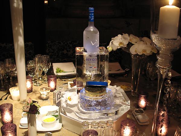 Caviar & Vodka Tabletop Centerpiece
Brooklyn, NY