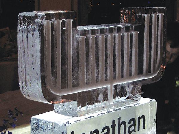 Ice Menorah