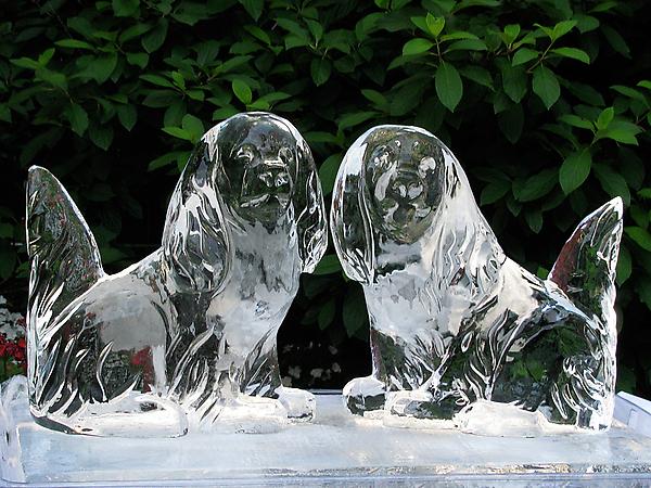 Dog Pair Sculpture