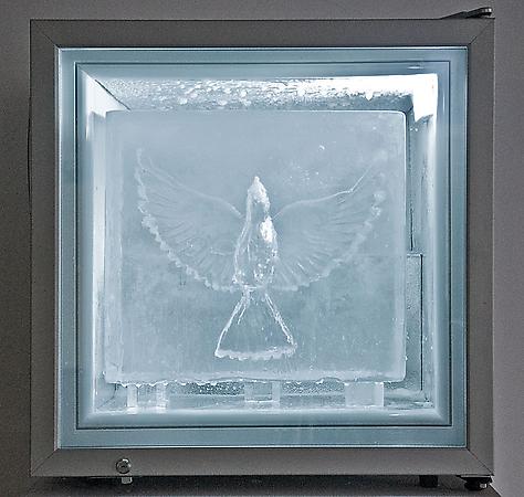 'Holding Off The Second Coming'
 Ice Bird for Artist Trong Nyugen
Coleman Burke Gallery, New York