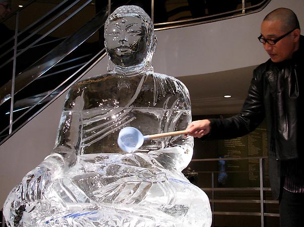 'Monologue of Ice'
Ice Buddha for Artist Atta Kim
Rubin Museum, NY