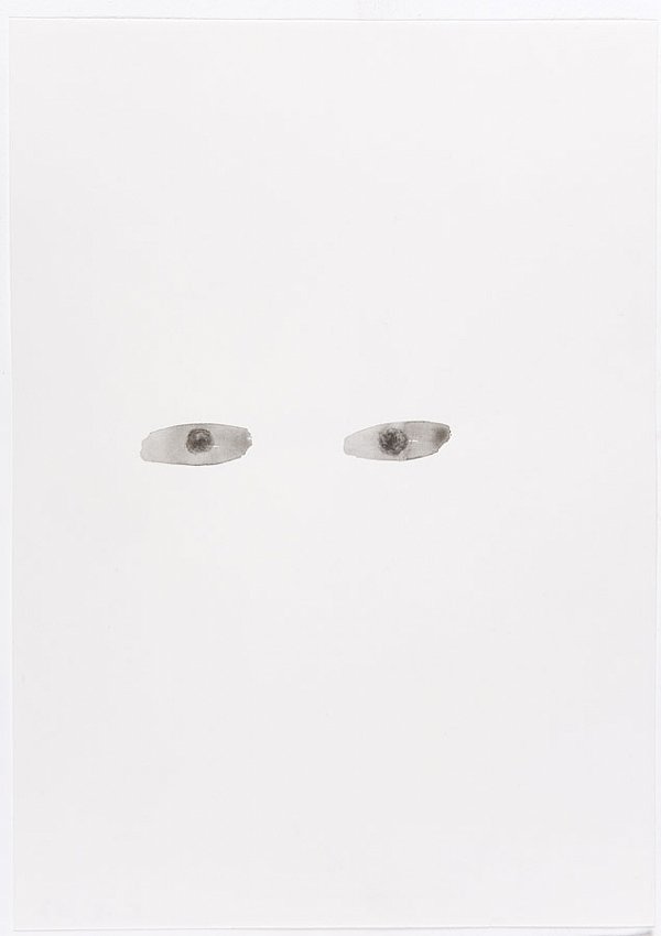 Silvia Bächli<br />Untitled<br />2007<br />gouache on paper<br />24 1/2 x 8 1/4 inches<br />  (31 x 22 cm)<br />PF1337<br />