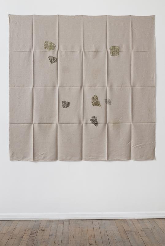 Helen Mirra<br />Hourly directional field notation, 24 August, Bogesundslandet<br />2011<br />