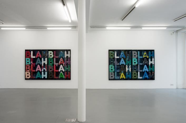 Mel Bochner<br />Exhibition view, Galerie Nelson-Freeman, Paris<br />2010<br />