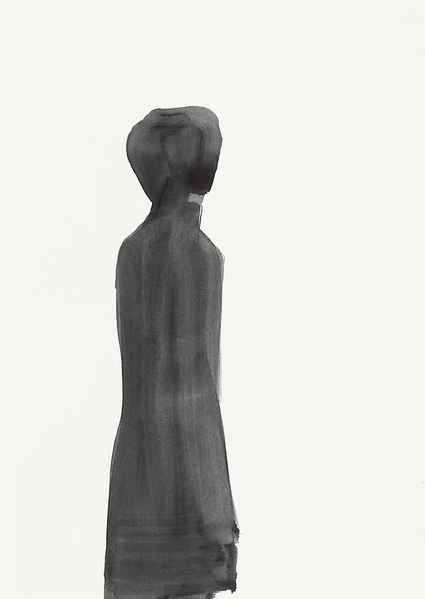 Silvia Bächli<br />Untitled<br />2010<br />gouache on paper<br />12 1/4 x 8 5/8 inches (31 x 22 cm) <br />PF2005<br />
