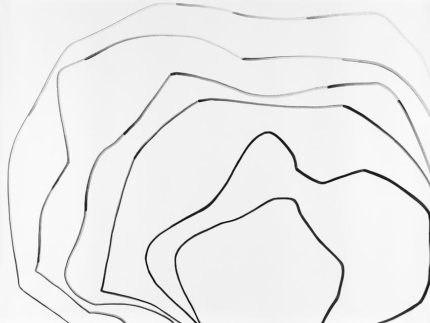 Silvia Bächli<br />Untitled (part of the installation "das")<br />2009<br />