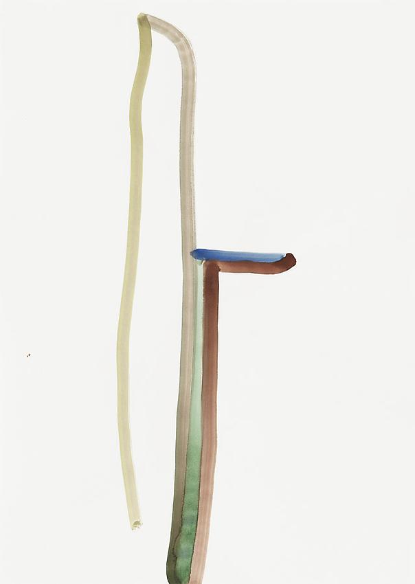 Silvia Bächli<br />Untitled<br />2010<br />gouache on paper<br />24 3/8 x 17 3/8 inches (62 x 44 cm) <br />PF1975<br />