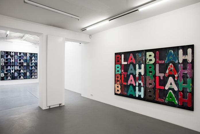 Mel Bochner<br />Exhibition view, Galerie Nelson-Freeman, Paris<br />2010<br />