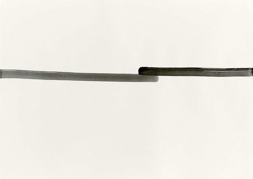 Silvia Bächli<br />Untitled<br />2007<br />gouache on paper<br />24 3/8 x 16 1/2  inches<br />  (44 x 62 cm)<br />PF1357<br />