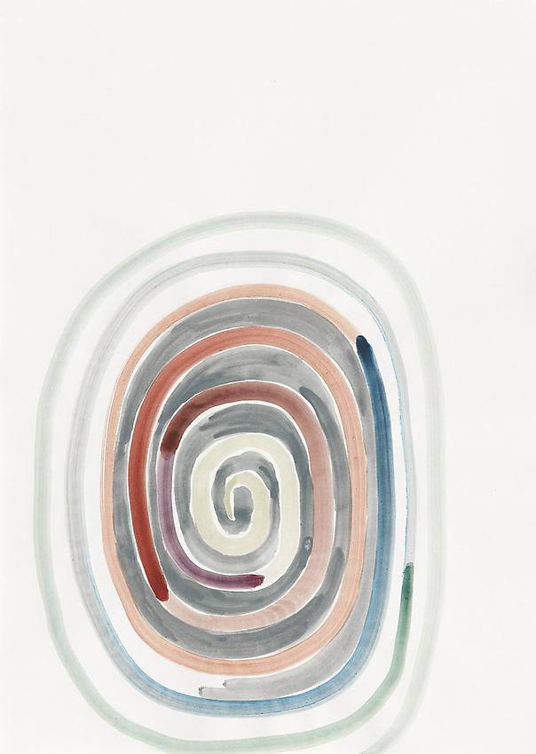 Silvia Bächli<br />Untitled<br />2010<br />gouache on paper<br />24 3/8 x 17 3/8 inches (62 x 44 cm) <br />PF1980<br />