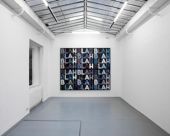 Mel Bochner<br />Exhibition view, Galerie Nelson-Freeman, Paris<br />2010<br />