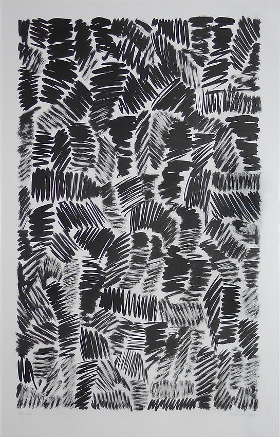 Jan Schoonhoven<br />T 79-112<br />1979<br />tusche on paper<br />38 3/4 x 25 inches<br />(98.5 x 63.5 cm)<br />