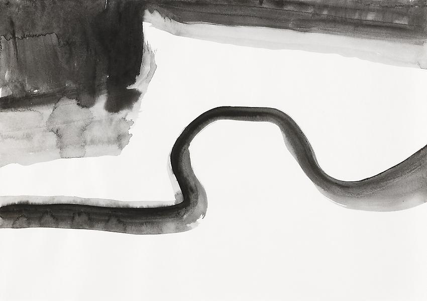 Silvia Bächli<br />Untitled (part of the installation "das")<br />2009<br />