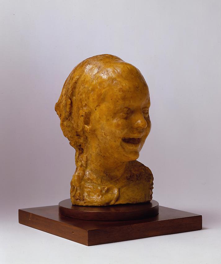 Medardo Rosso<br />Bambina che ride<br />1889-90<br />wax over plaster<br />10 x 7 x 7 1/2 inches<br />(25.4 x 17.8 x 19 cm)<br />