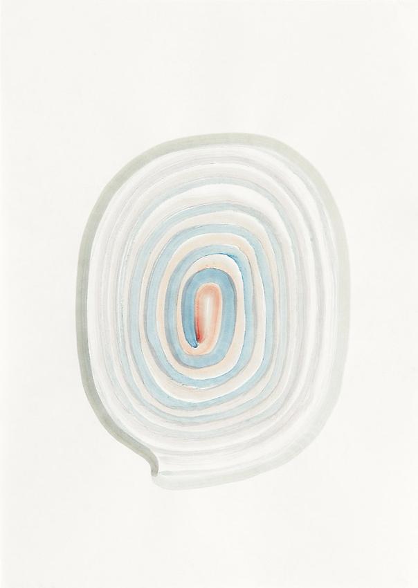 Silvia Bächli<br />Untitled<br />2010<br />gouache on paper<br />24 3/8 x 17 3/8 inches (62 x 44 cm) <br />PF1981<br />