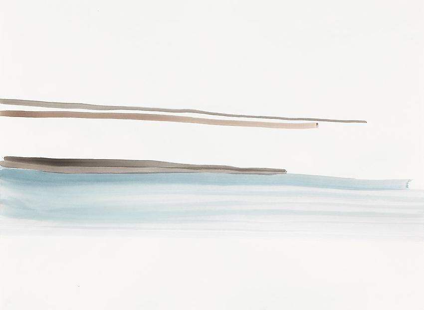 Silvia Bächli<br />Untitled<br />2010<br />gouache on paper<br />21 5/8 x 29 1/2 inches (55 x 75 cm) <br />PF1974<br />