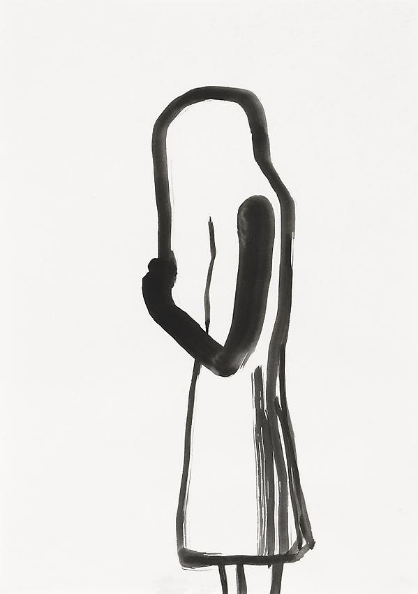 Silvia Bächli<br />Untitled (part of the installation "das")<br />2009<br />