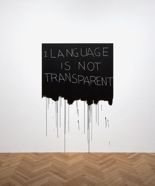 Language is Not Transparent<br />