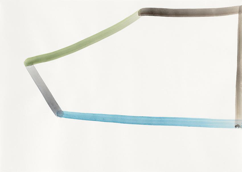 Silvia Bächli<br />Untitled (part of the installation "das")<br />2009<br />