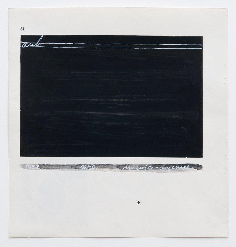MANGELOS [DIMITRIJE BAŠIČEVIĆ] (1921-1987)<br />Zub [Tooth]<br />(Nouns – Facts, a series)<br />1962<br />tempera on paper<br />8 1/4 x 7 7/8 inches (21 x 19.9 cm)<br />