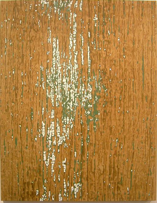 Alex Hay<br />Past Time	<br />2007<br />spray acrylic and stencil on linen<br />53 x 41 1/8 inches								<br /> (134.62 x 104.46 cm)<br />