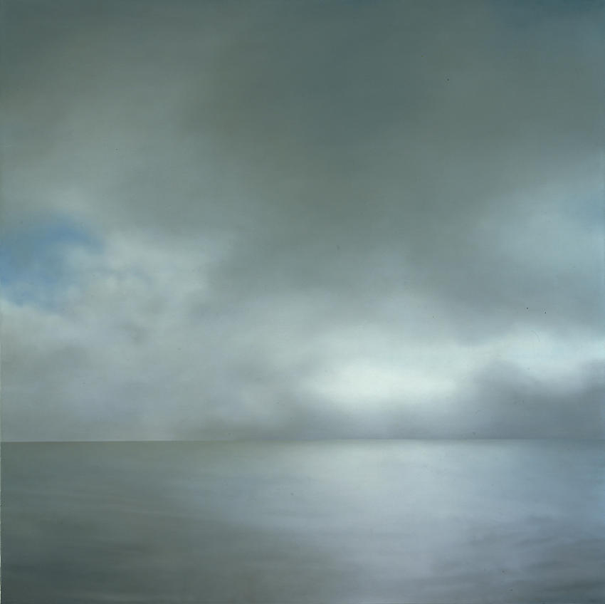 GERHARD RICHTER<br />Seestück (leicht bewölkt)    (#239-2)<br />1969<br />oil on canvas<br />78 3/4 x 78 3/4 inches<br />(200 x 200 cm.)<br />