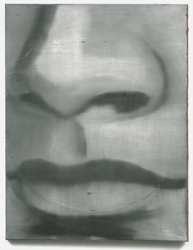 GERHARD RICHTER<br />Nase [Nose]  (11)<br />1962<br />oil on canvas<br />30 3/4 x 23 5/8 inches<br />  (78 x 60 cm)<br />