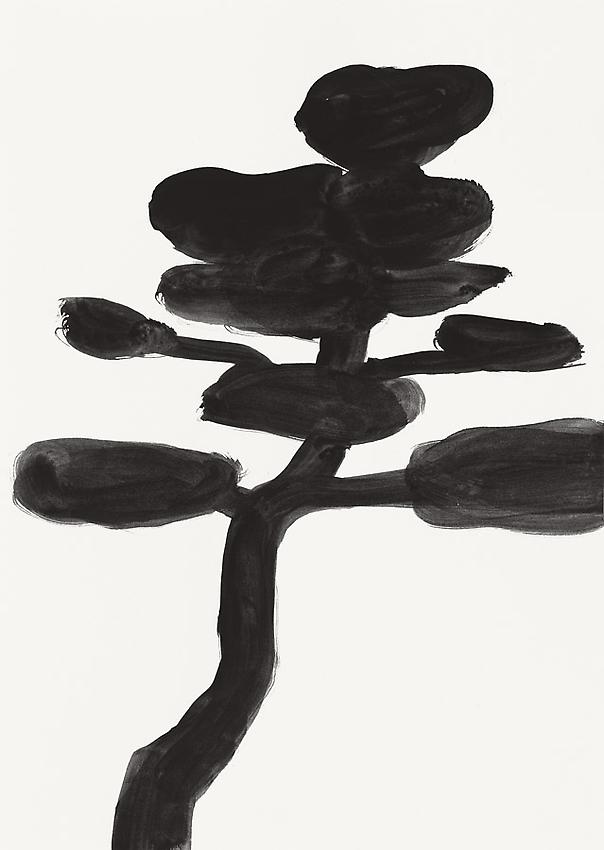 Silvia Bächli<br />Untitled<br />2010<br />gouache on paper<br />12 1/4 x 8 5/8 inches (31 x 22 cm) <br />PF1993<br />