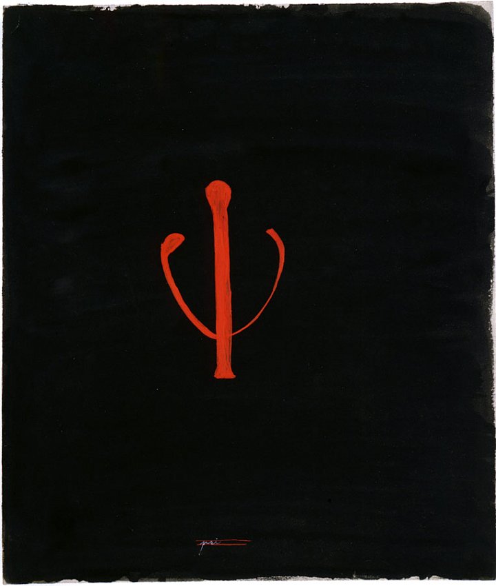 Mangelos<br />Delta<br />m. 5 (1951-56)<br />tempera on cardboard<br />12 1/6 x 10 1/16 inches<br />(30.9 x 25.7 cm)<br />