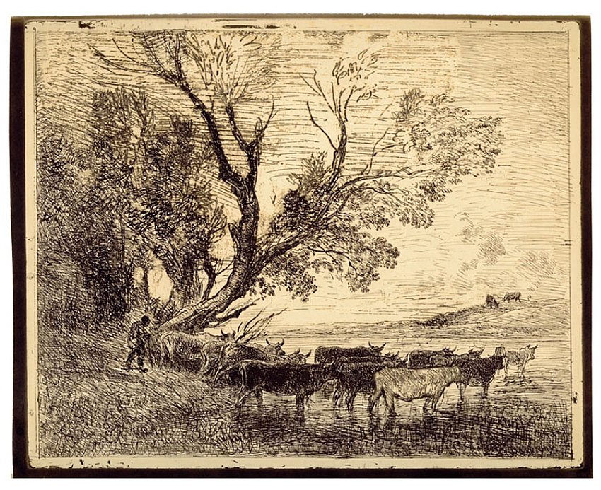 Charles-François Daubigny<br />Le Gué<br />1858/62<br />