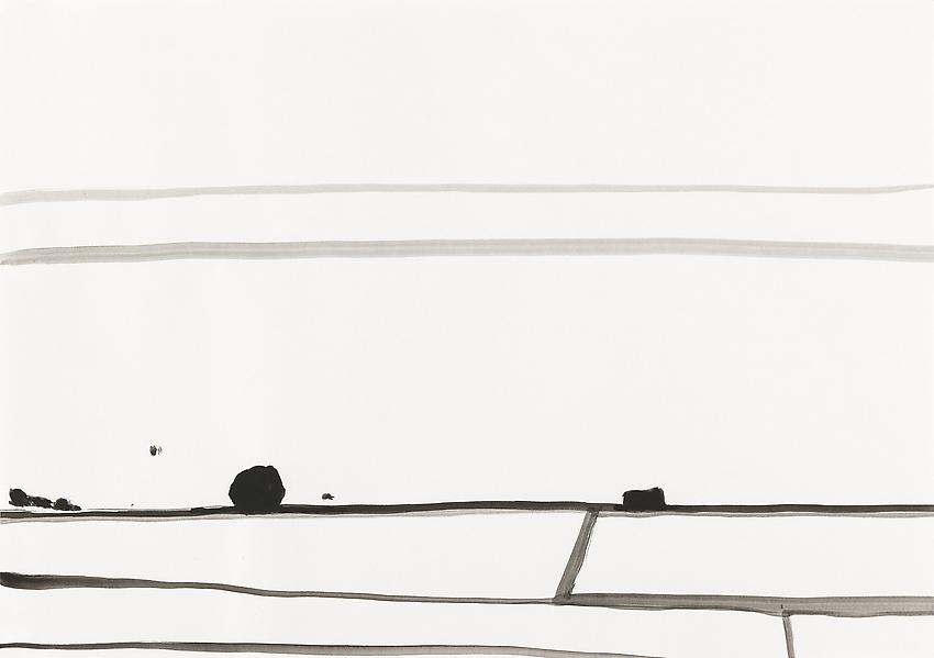 Silvia Bächli<br />Untitled (part of the installation "das")<br />2009<br />