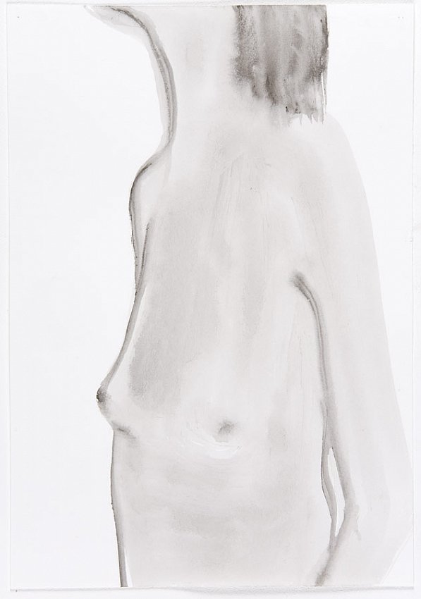 Silvia Bächli<br />Untitled<br />2007<br />gouache on paper<br />10 1/4 x 7 1/8  inches<br />  (26.1 x 18.2 cm)<br />PF1335<br />