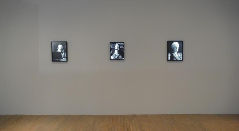 Fiona Tan<br />Provenance<br />2008<br />Black and White, silent<br />6 digital film file safety masters, lcd monitor 17", lcd monitor 19", 3 lcd monitors 21", 6 mini computers, cables, mounts<br />